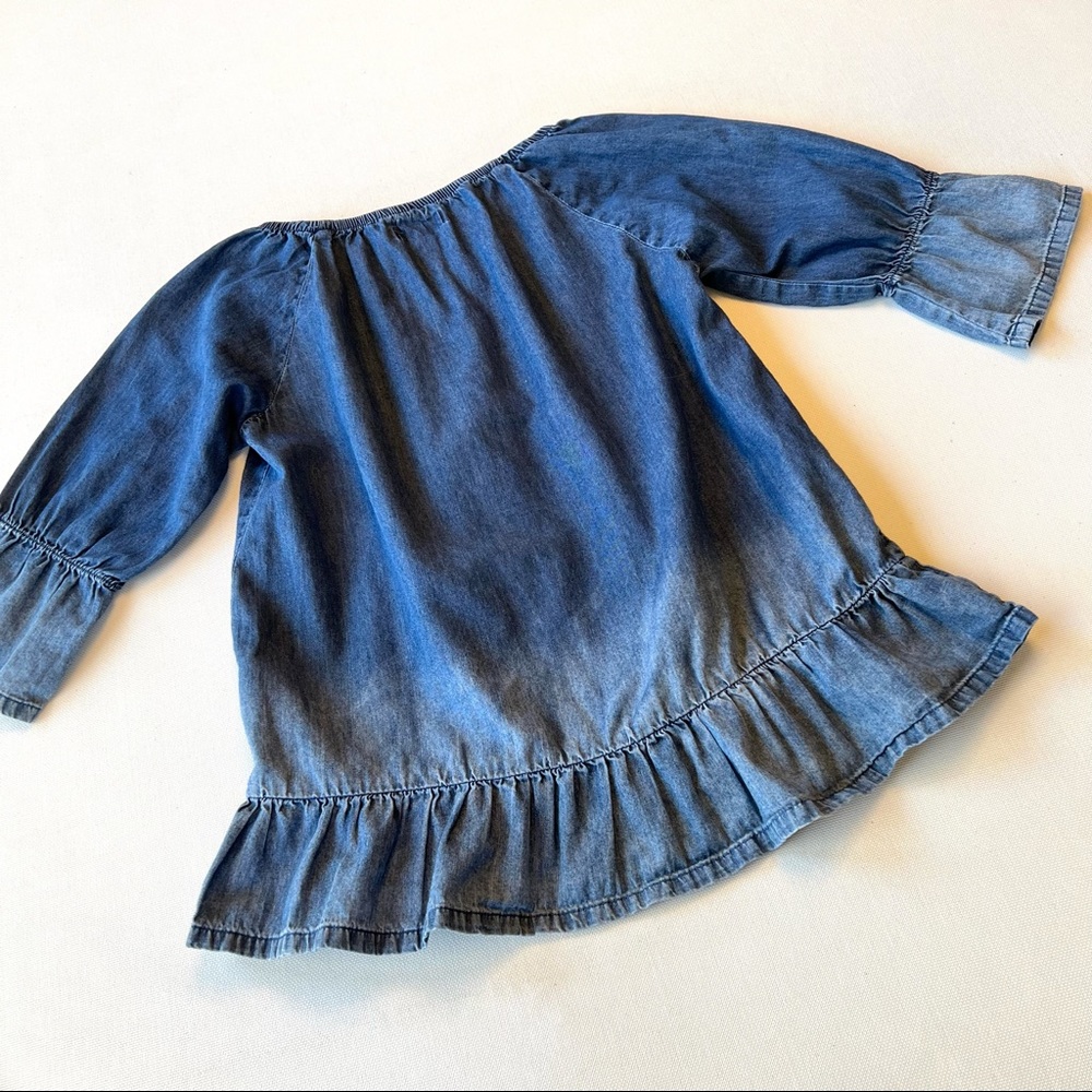 7 For All Mankind Kid’s Ombré Denim Top - Picture 7 of 9